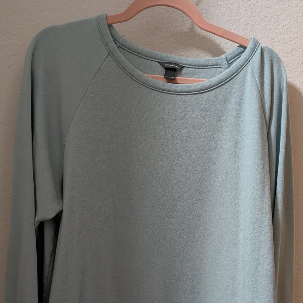 Eddie Bauer Women's size XL Sweatshirt Mint Blue color